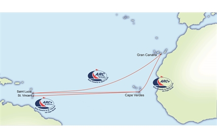 ARC path over the atlantic