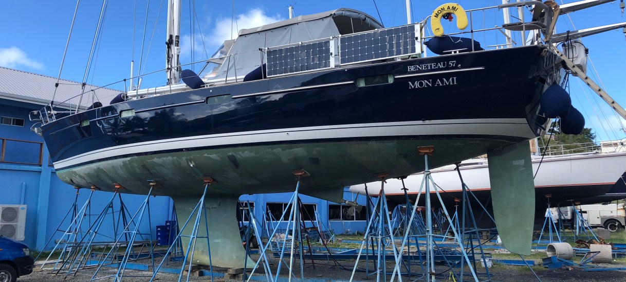 Mon Ami on land in&nbsp;Grenada